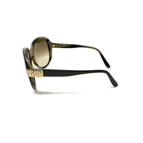 Chloé Sunglasses CL2211 C04 Green Oversized Y2K with Box Pre-Owned - Picture 2 of 10